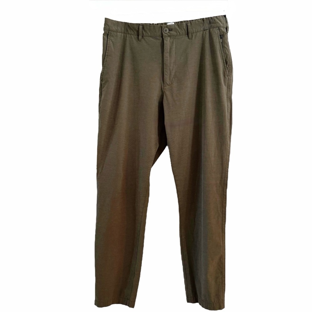 GAP Hybrid Pants Olive Green Men’s Large Elastic Waist Tech Stretch Lightweight
